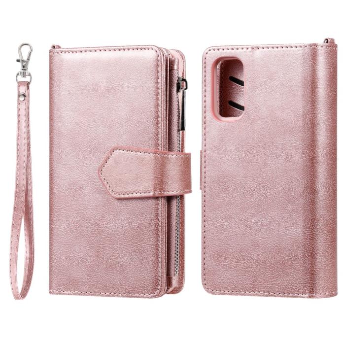 Bild 2, Samsung S20 - 2in1 Magnet Skal / Plånboksfodral - Roséguld