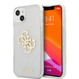 Guess iPhone 13 Mini Skal TPU 4G Glitter Transparent