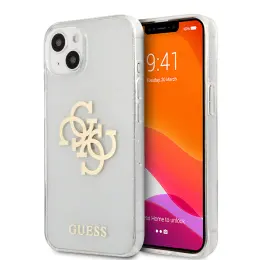 Guess iPhone 13 Mini Skal TPU 4G Glitter Transparent