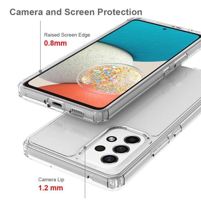 Bild 3, Samsung Galaxy A53 5G Skal Hybrid Akryl/TPU Transparent