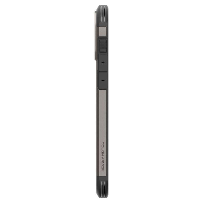 Bild 5, Spigen iPhone 16 Pro Max Skal MagSafe Mag Tough Armor Gunmetal
