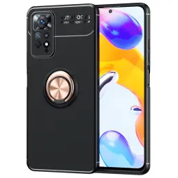 Xiaomi Redmi Note 11 Pro 5G Skal Ring Svart/Roséguld