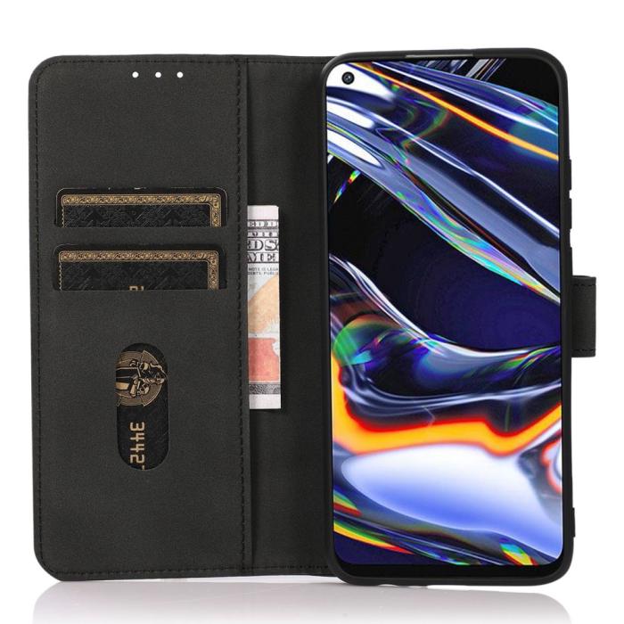 Bild 3, KHAZNEH Samsung Galaxy A54 5G Fodral Retro Läder Svart