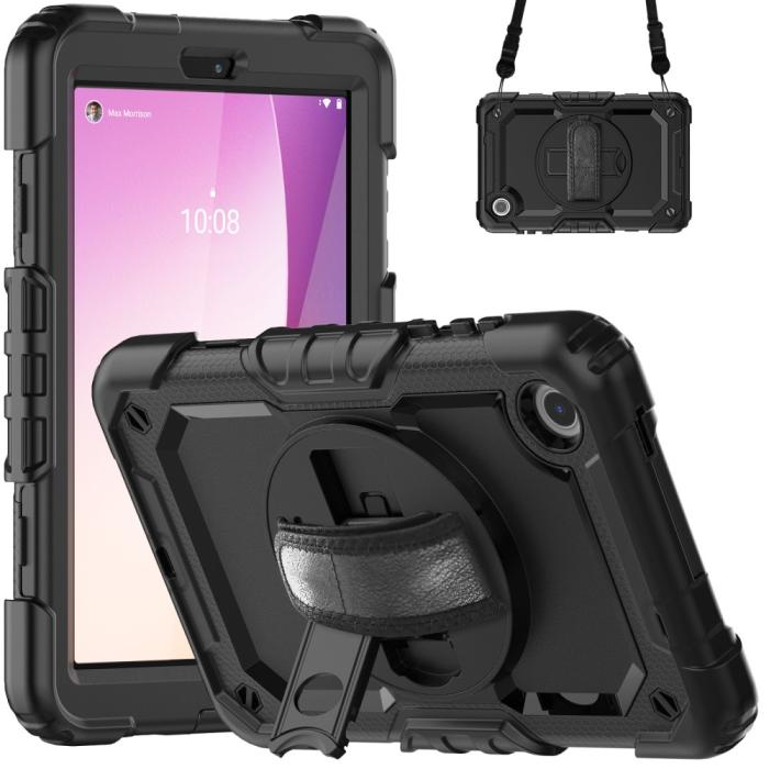 Bild 1, Lenovo Tab M8 (Gen 4) Skal Solid360 Svart