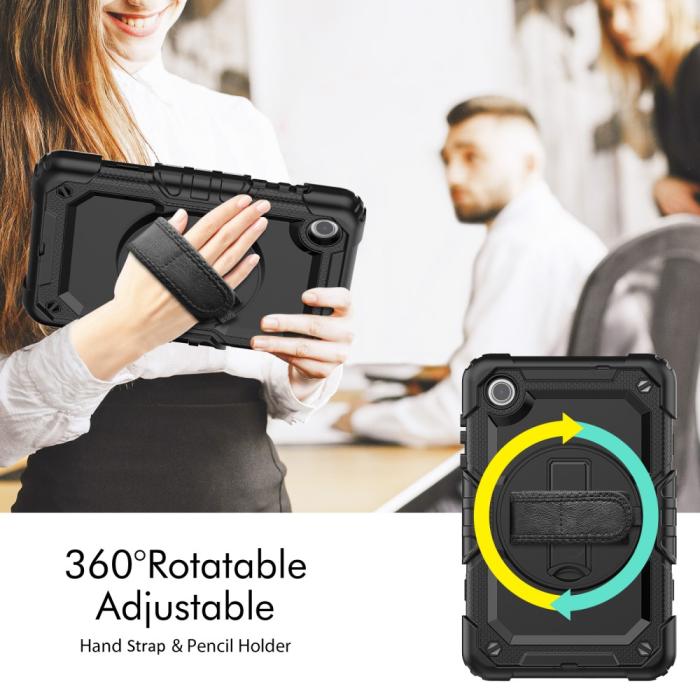 Bild 3, Lenovo Tab M8 (Gen 4) Skal Solid360 Svart
