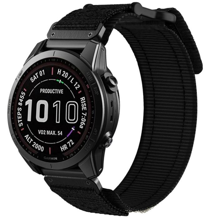 Bild 5, Tech-Protect Garmin Fenix 26 mm Armband Scout Pro Svart