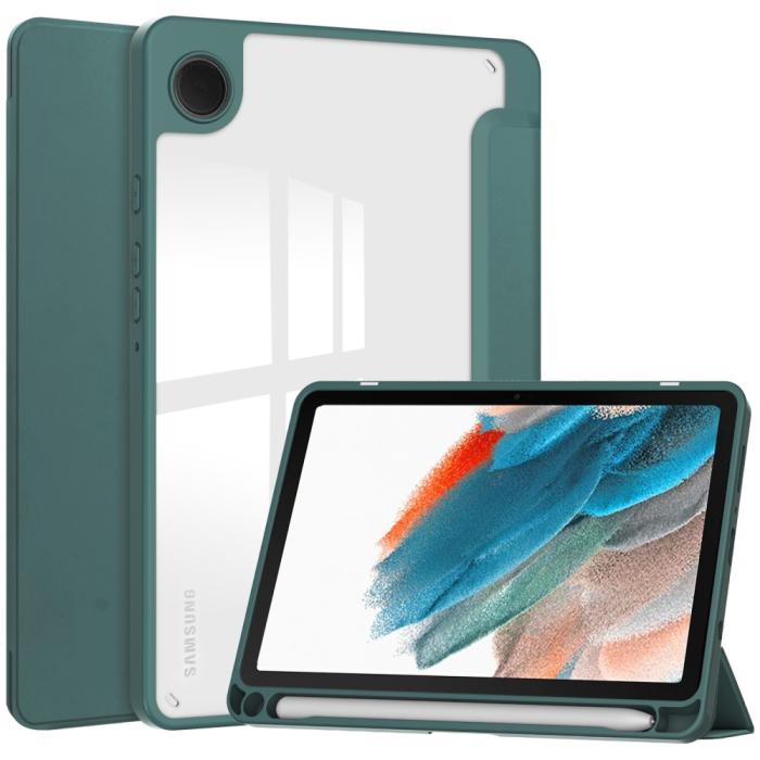 Bild 1, Samsung Galaxy Tab A9 Fodral Hybrid Pennhållare Grön