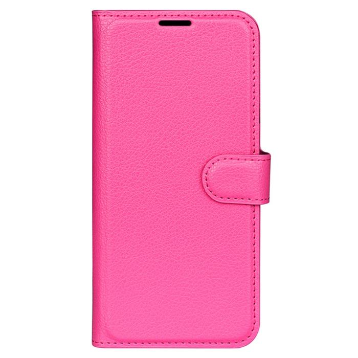 Bild 5, Samsung Galaxy A15 5G Fodral Litchi Läder Rosa