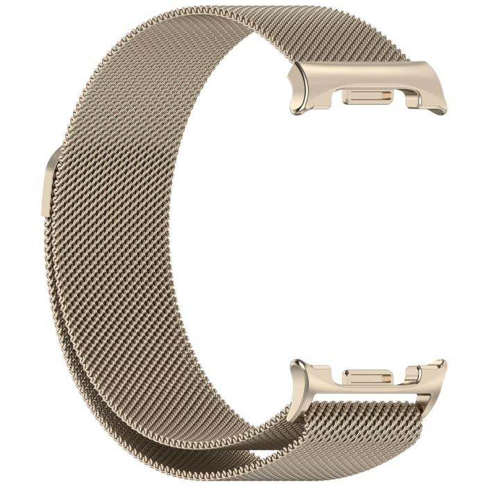 Bild 3, Galaxy Watch 8 46/44/40 mm Armband Milanese Loop Starlight