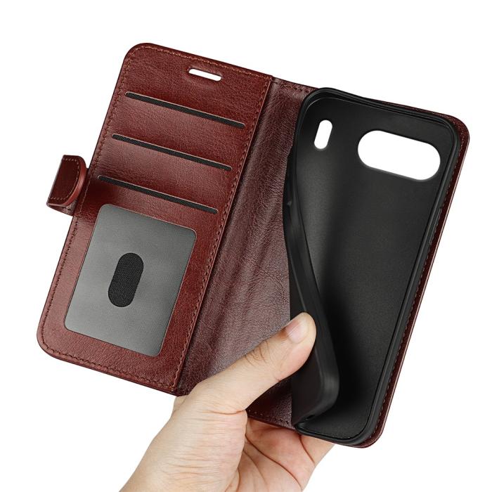 Bild 4, OnePlus Nord 4 Fodral Crazy Horse Brun