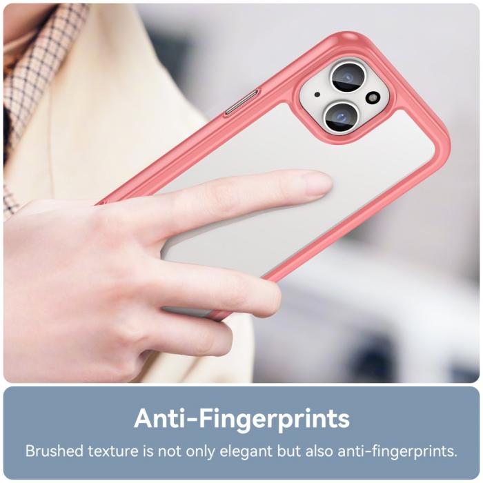 Bild 4, iPhone 15 Skal Akryl/TPU Röd
