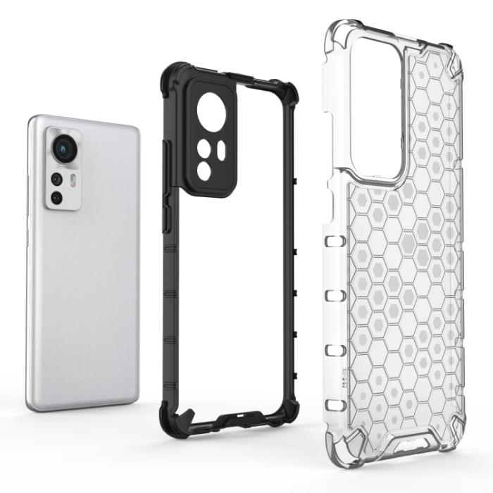 Bild 3, Xiaomi 12 Skal Shockproof Honeycomb Svart