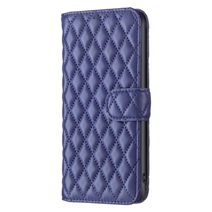 Bild 6, Samsung Galaxy S23 Plus Fodral Diamond Textur Blå