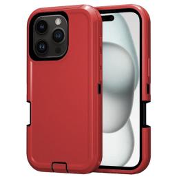 iPhone 16 Pro Skal Xtreme Shockproof Hybrid Röd