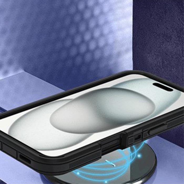 Bild 4, iPhone 16 Pro Skal Xtreme Shockproof Hybrid Röd