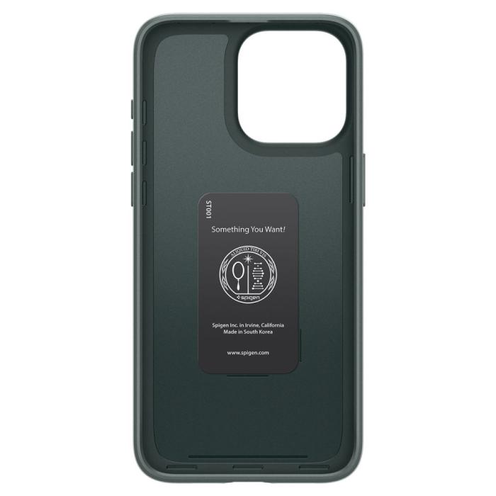 Bild 3, Spigen iPhone 15 Pro Skal Thin Fit Abyss Green