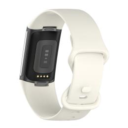 Fitbit Charge 6 / 5 Armband TPU (L) Beige