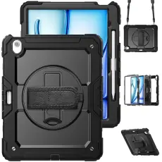 iPad Air 13 2026-2024 Skal 360 Shockproof Hybrid Kickstand