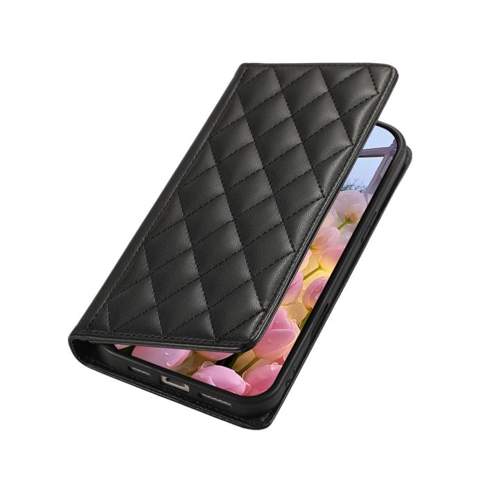Bild 5, Samsung Galaxy A37 5G Fodral RFID Rhombus Läder Svart