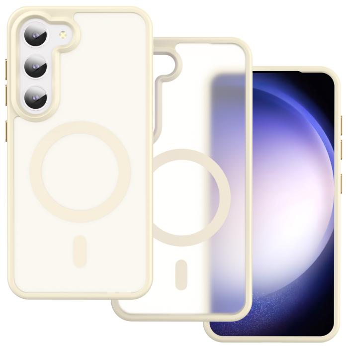 Bild 2, ColorPop Samsung Galaxy S23 Plus Skal CH MagSafe Matt Off White