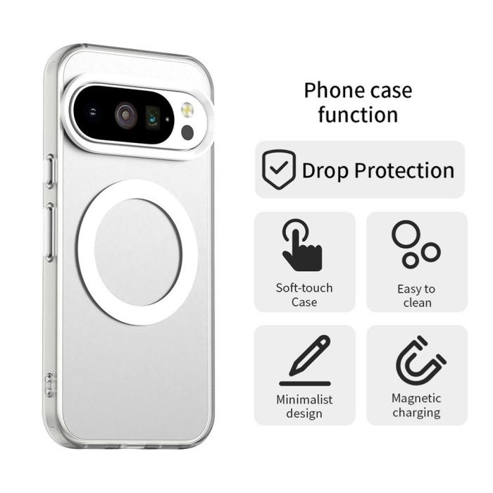 Bild 2, Google Pixel 10 Pro XL Skal MagSafe Hybrid Transparent