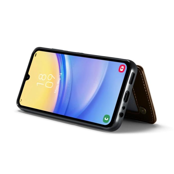 Bild 4, CASEME Samsung Galaxy A16 Skal RFID Kickstand Plånbok Brun