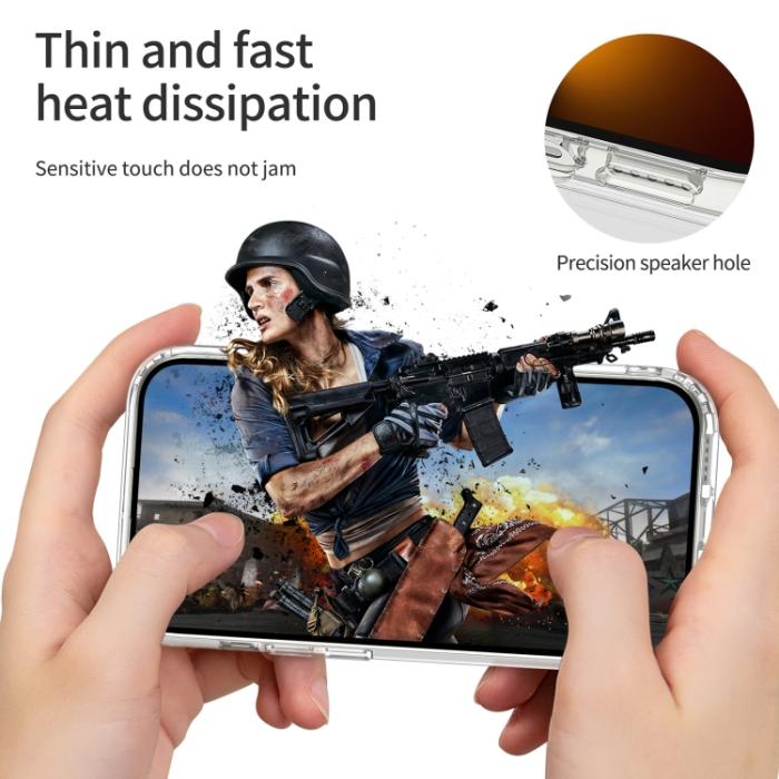 Bild 6, iPhone 14 Pro Skal Shockproof Akryl/TPU Transparent