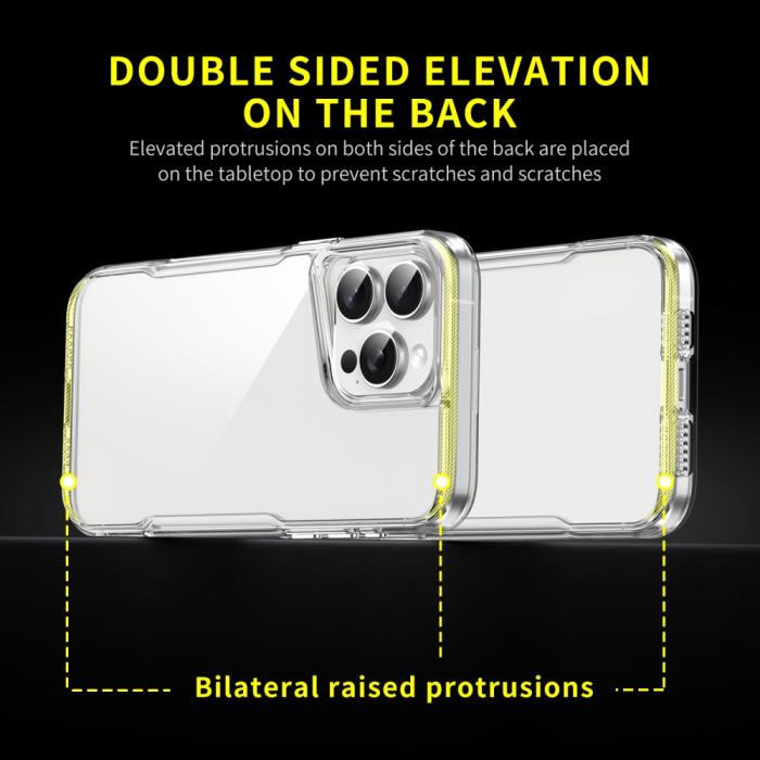 Bild 4, iPhone 16 Pro Skal TPU/Akryl Transparent