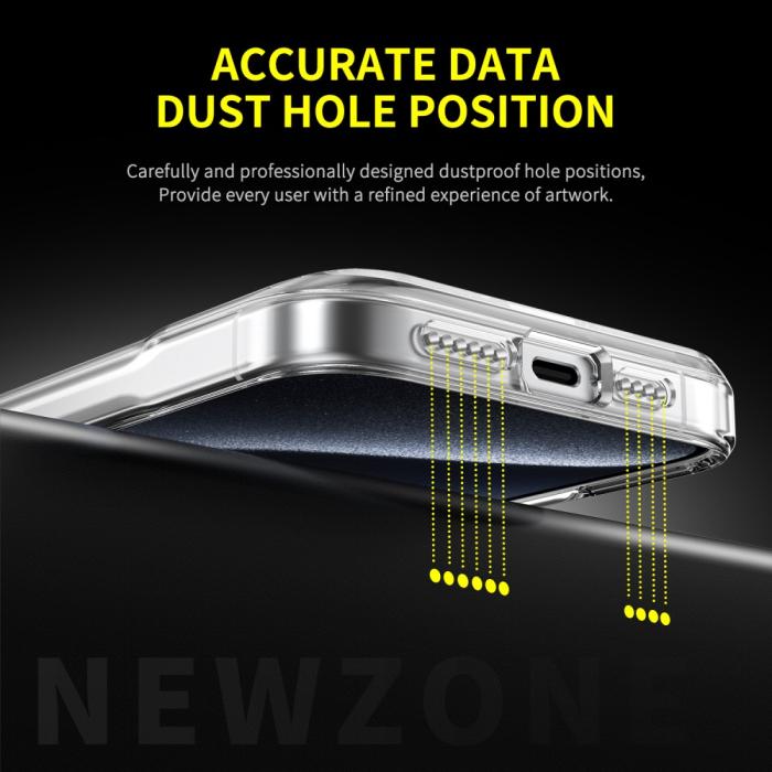 Bild 6, iPhone 16 Pro Skal TPU/Akryl Transparent