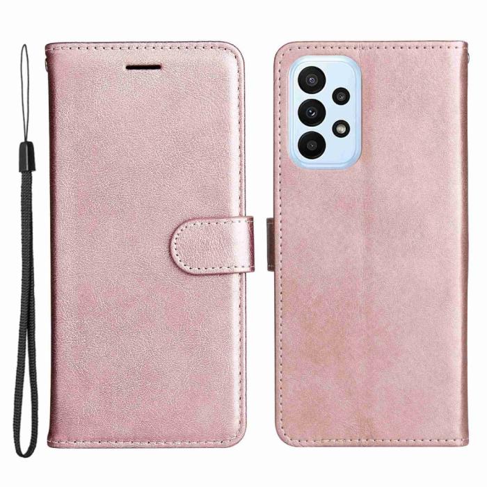 Bild 1, Samsung Galaxy A23 5G Fodral Läder Roséguld