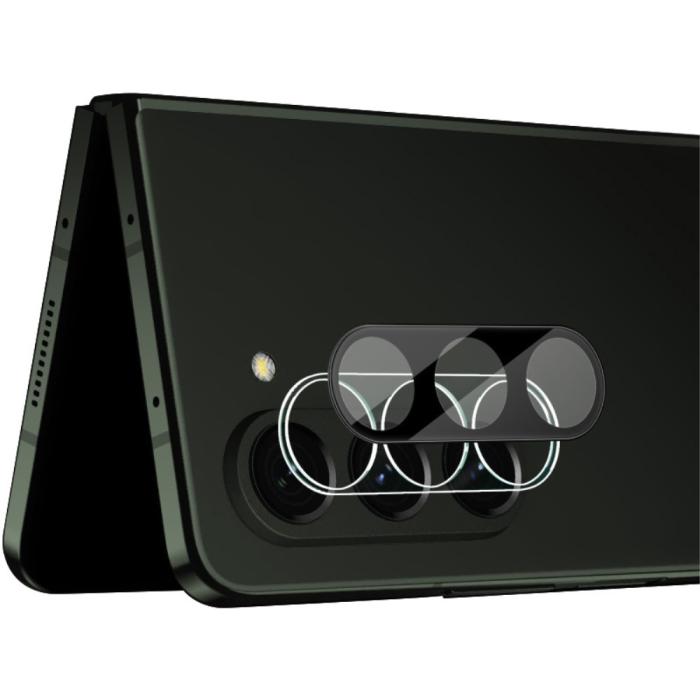 Bild 1, IMAK Galaxy Z Fold 5 Linsskydd Härdat Glas Svart