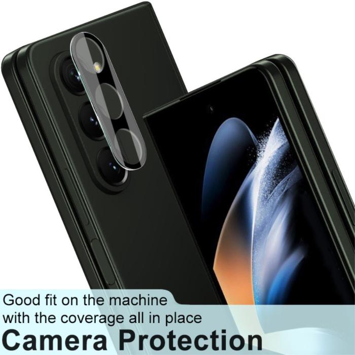 Bild 5, IMAK Galaxy Z Fold 5 Linsskydd Härdat Glas Svart
