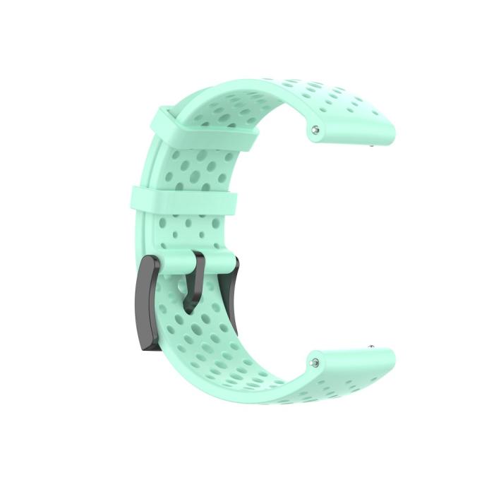 Bild 4, Ihåligt Silikon Armband Suunto (24mm) Cyan