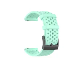 Ihåligt Silikon Armband Suunto (24mm) Cyan