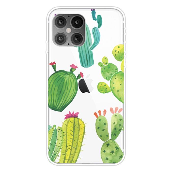 Bild 1, iPhone 12 Pro Max - Skal Med Tryck - Cactus