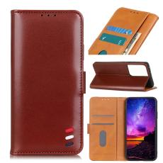 Samsung Galaxy S21 Ultra - Läder Plånboksfodral - Brun