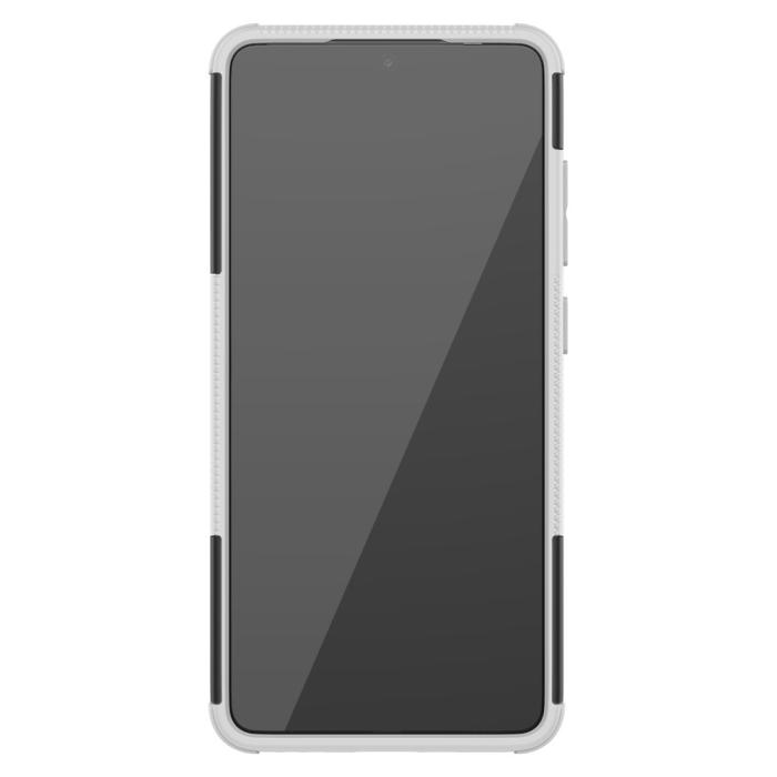 Bild 4, Samsung Galaxy A03s - Ultimata Stöttåliga Skalet med Stöd - Vit