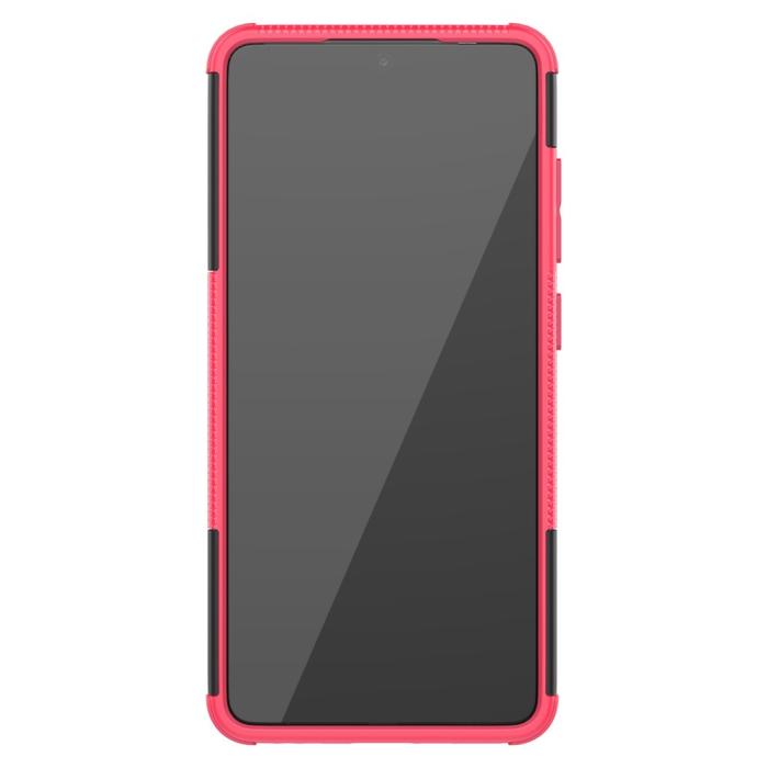 Bild 4, Samsung Galaxy A52 / A52s - Ultimata Stöttåliga Skalet med Stöd - Rosa