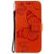 iPhone 13 Pro Max - Butterfly Läder Fodral - Orange