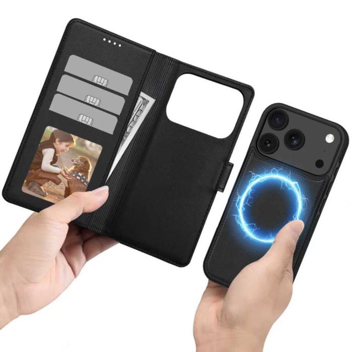Bild 6, Tech-Protect iPhone 17 Pro MagSafe 2in1 Magnet Fodral / Skal Svart