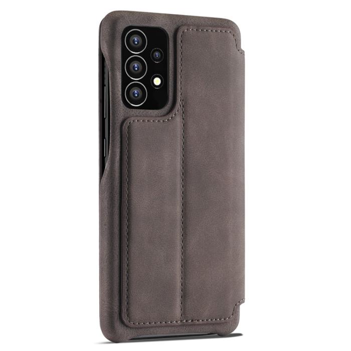 Bild 3, LC.IMEEKE Samsung Galaxy A53 5G Fodral Retro Flip Brun