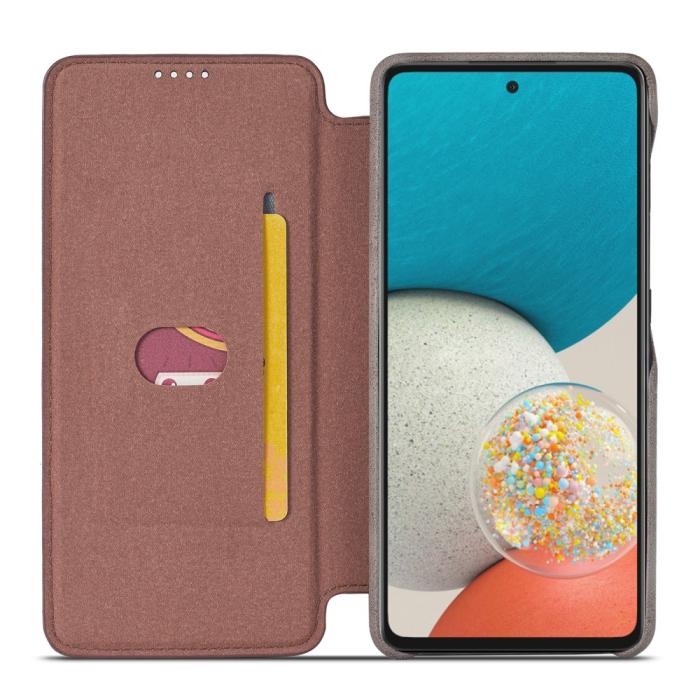 Bild 4, LC.IMEEKE Samsung Galaxy A53 5G Fodral Retro Flip Brun