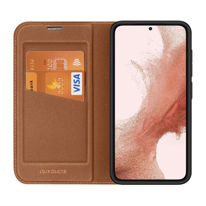 Bild 2, DUX DUCIS Galaxy S23 Fodral Skin X2 Premium Brun