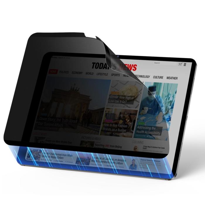 Bild 1, ESR iPad Pro 13 2024 Skärmskydd Avtagbart Magnetisk Privacy
