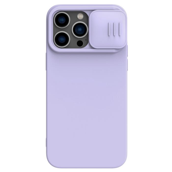 Bild 1, NILLKIN iPhone 14 Pro Max Skal MagSafe CamShield Silky Liquid Lila