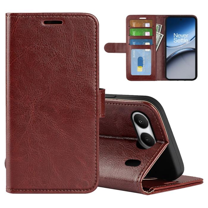 Bild 5, OnePlus Nord 4 Fodral Crazy Horse Brun