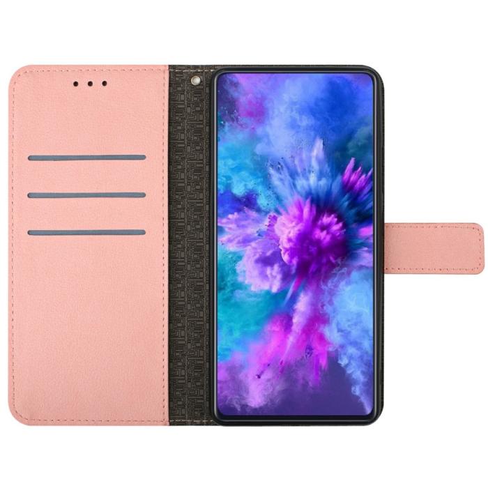Bild 2, Xiaomi 15 Ultra Fodral Läder Rhombus Rosa