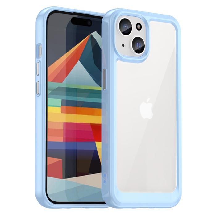 Bild 1, iPhone 15 Skal Akryl/TPU Blå