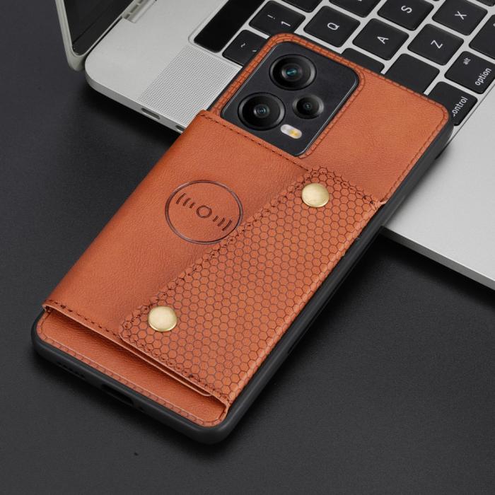 Bild 5, Xiaomi Redmi Note 12 Pro 5G Skal Läder Med Kortfack Och Magnet