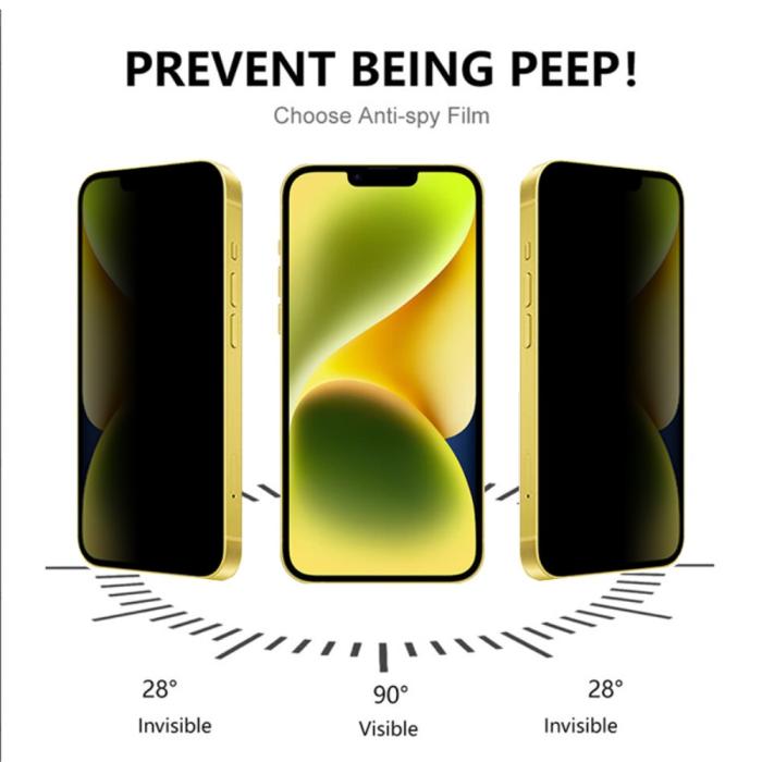 Bild 2, RURIHAI iPhone 15 Skärmskydd Heltäckande Privacy